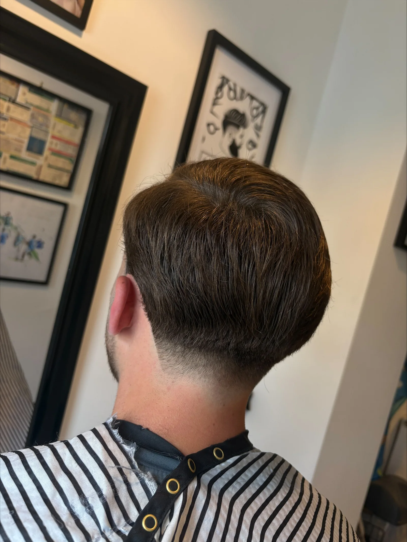 Classic haircut by Rory Campbell, Edinburgh barber